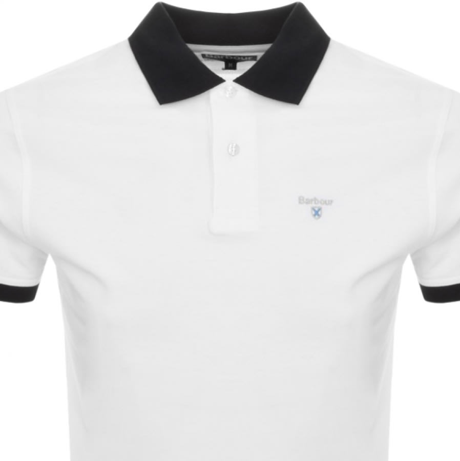 Alternative Image for ProductBarbour Lynton Polo T Shirt White2